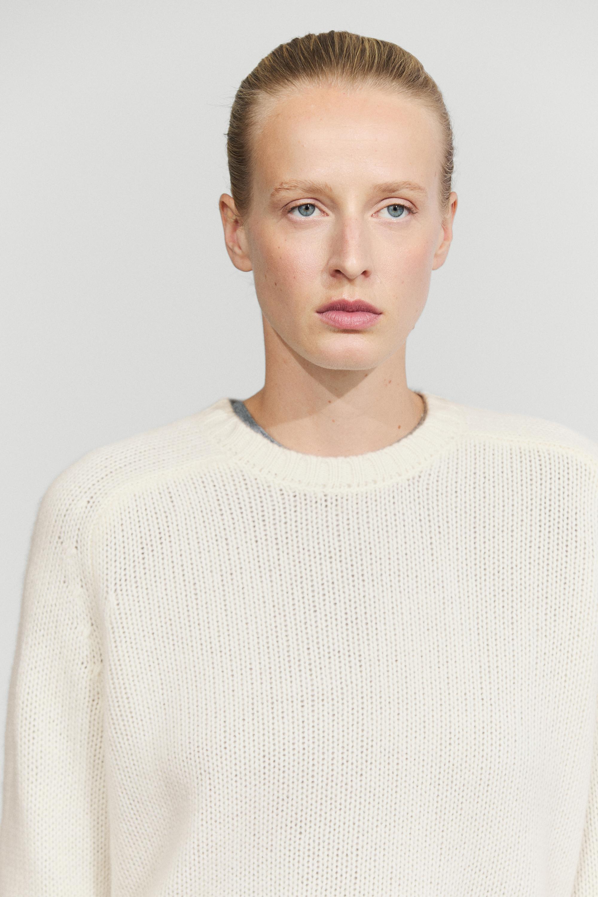 Pull maille 100 % cachemire